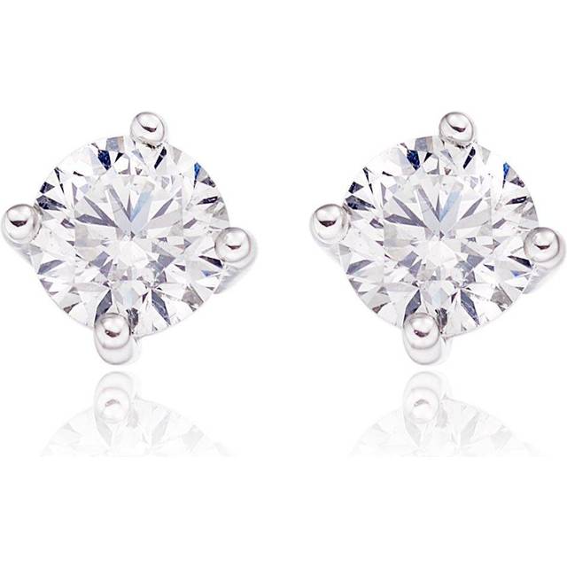 18ct Yellow Gold Diamond Stud Earrings