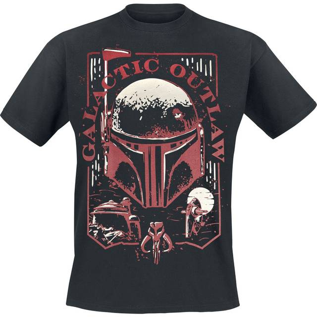 Star Wars - Disney T-Shirt - The Book Of Boba Fett - Galactic Outlaw - S to 5XL - for Men - black - EMP Exclusive Merchandise!