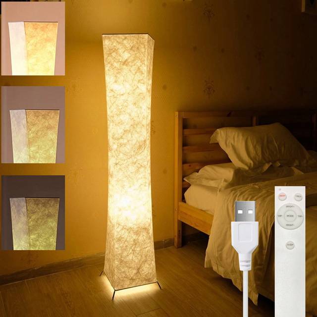 SHEIN 1 Soft Light Floor Lamp, Minimalist Design, Modern Ultra-Thin Warm Light 3000K LED Tyvek Fabric Sunshade Desk Lamp, Suitable For Living Room, Bedroom,
