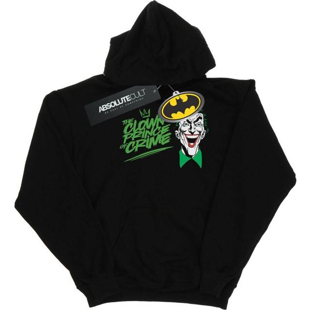 DC Comics Womens/Ladies Batman Joker The Clown Prince Of Crime Hoodie L black