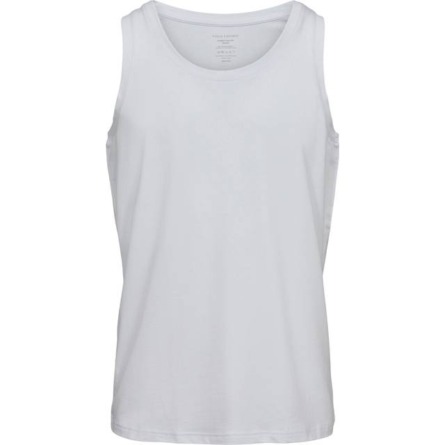 Panos Emporio EcoBase Bamboo Organic Cotton Vest, White