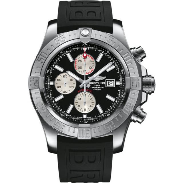 Breitling Watch Super Avenger II Steel Diver Pro III Tang Type - Black