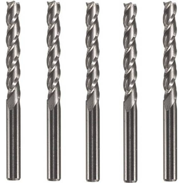 5pcs 22x3.175mm 3 Flute End Mill Cutter Milling Cutter for Acrylic