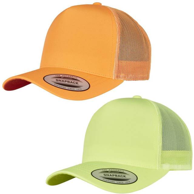 Flexfit Neon Retro Trucker Neon One Size Spicy Orange Keps