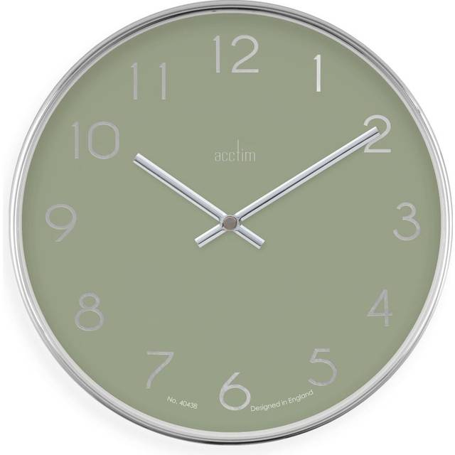 Acctim Elma Quartz Wall Clock - Fern