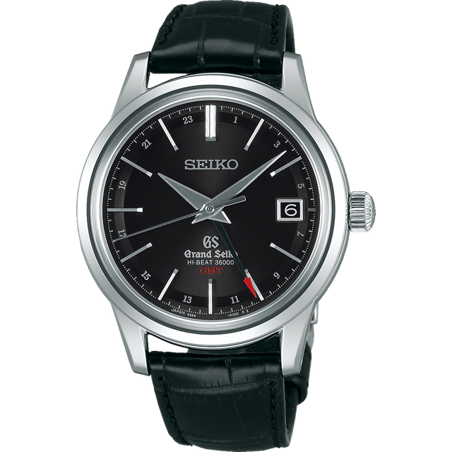 Grand Seiko Watch Hi-Beat 36000 GMT D - Black
