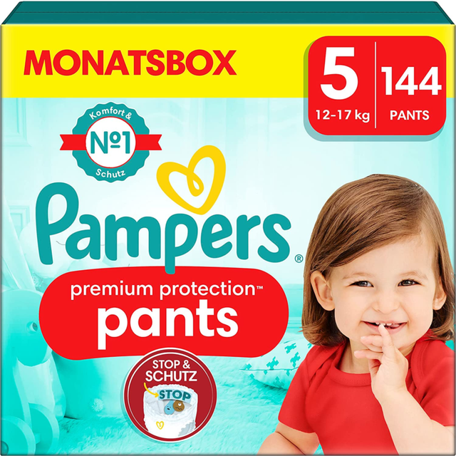 Pampers Premium Protection byxblöjor Storlek 5 (11-17 kg) 144 st