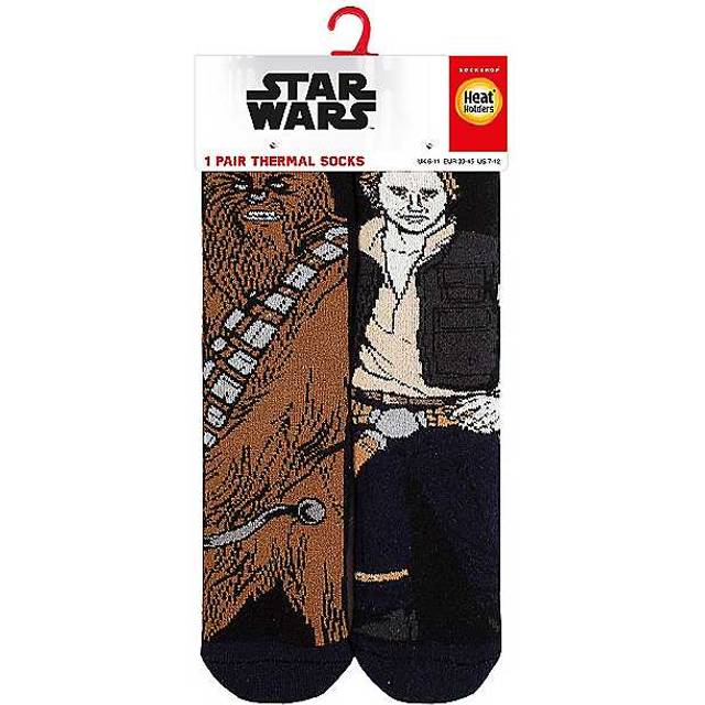 Mens Lite Licensed Character Socks - Star Wars Chewie & Han Solo