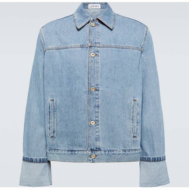 Loewe Fisherman Turn-Up denim jacket - blue (UK 34)