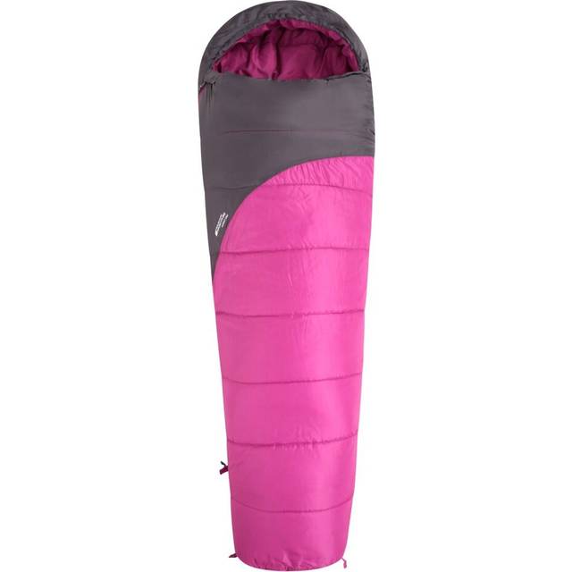 (200cm, Fuchsia/Black) Mountain Warehouse Summit 250 Left Zip Mummy Sleeping Bag