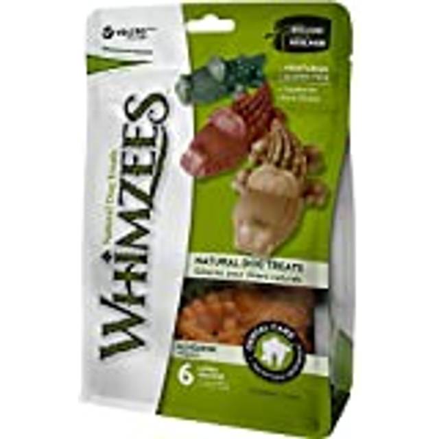 WHIMZEES Natural Dental Dog Chews Long lasting, Large Alligator, 6 Pieces