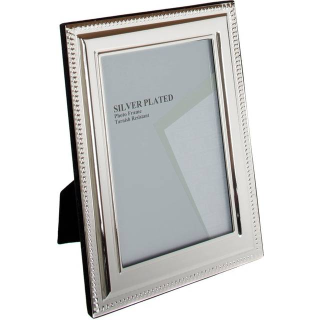Unity Viceni Silver Plated Bead Photo Frame, 5 by 7 Inch, 5 x 7-Inch