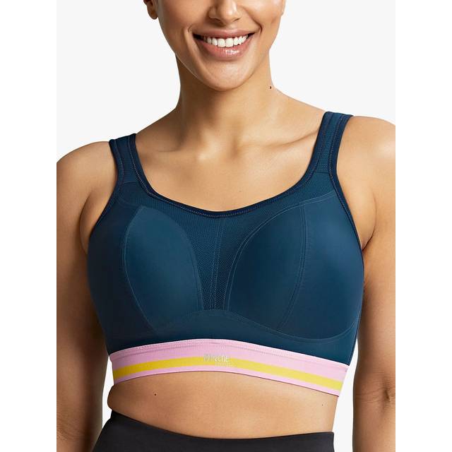 Panache Non Wired Sports Racerback Bra - Retro Navy - 40FF