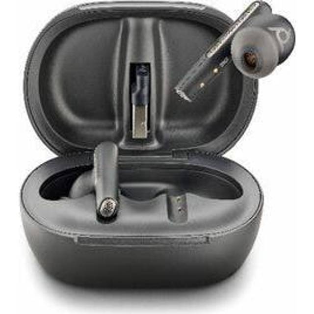 Poly Voyager Free 60+ UC M Carbon Black Earbuds +BT700 USB-C Adapter +Touchscreen Charge Case 7Y8H0AA