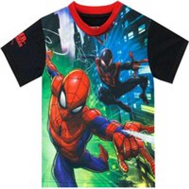 Marvel Spindelmannen-t-shirt för pojkar, Flerfärgad, 3-4 År