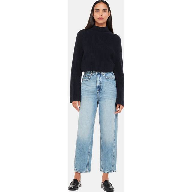 Whistles High Waist Barrel Leg Jeans