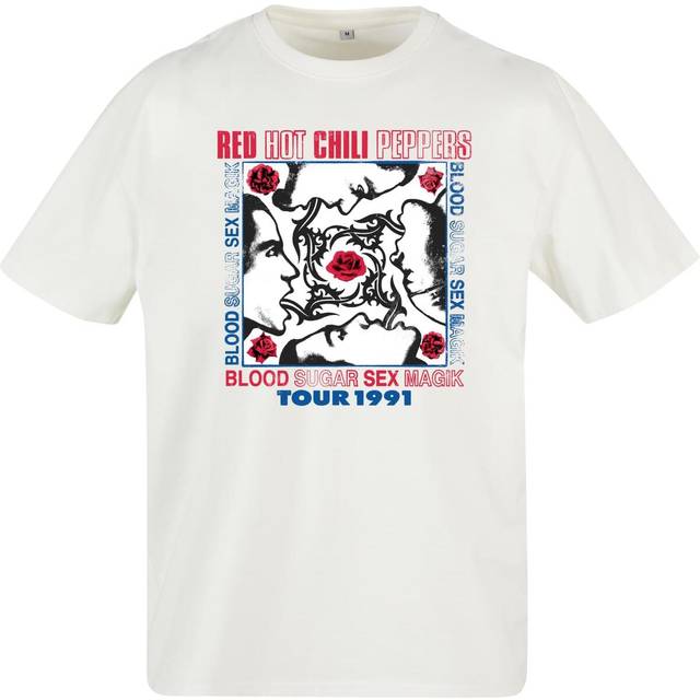 Oversized T-shirt Mister Tee Red Hot Chilli Peppers - Blanc - XL