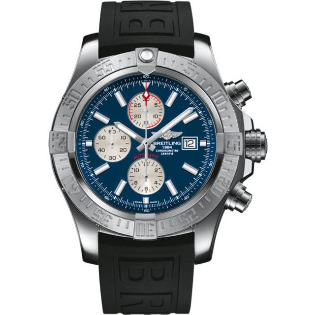 Breitling Watch Super Avenger II Steel Diver Pro III Tang Type - Blue