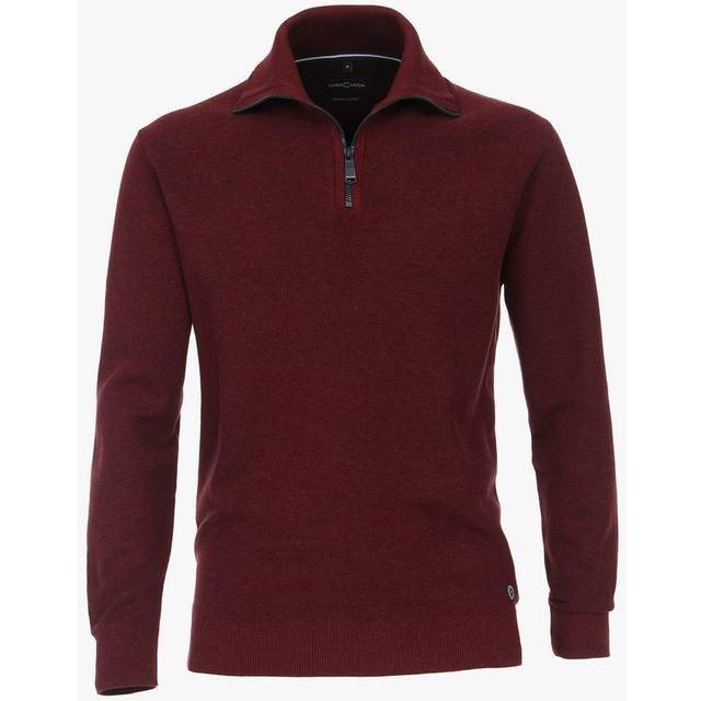 Casa Moda Halfzip Pullover Bordeaux Burgundy Red size M