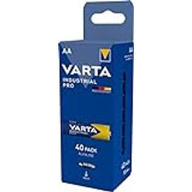 Varta Industrial Battery AA Mignon Alkaline Batteries LR6 - pack of 40, Made in Germany