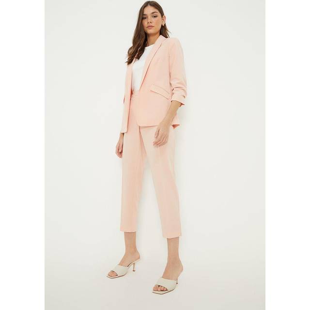 Womens Slim Leg Tailored Ankle Grazer Trouser - Blush - 12