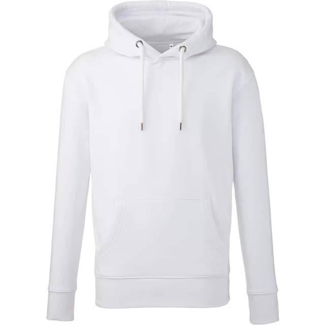 (S, White) Anthem Unisex Adult Hoodie