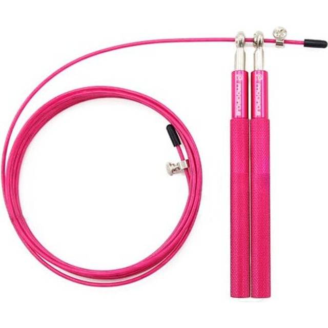 (Pink) Speed Jump Skipping Rope Ultra speed Ball Bearing Steel Wire Boxing Gym Fitness Training