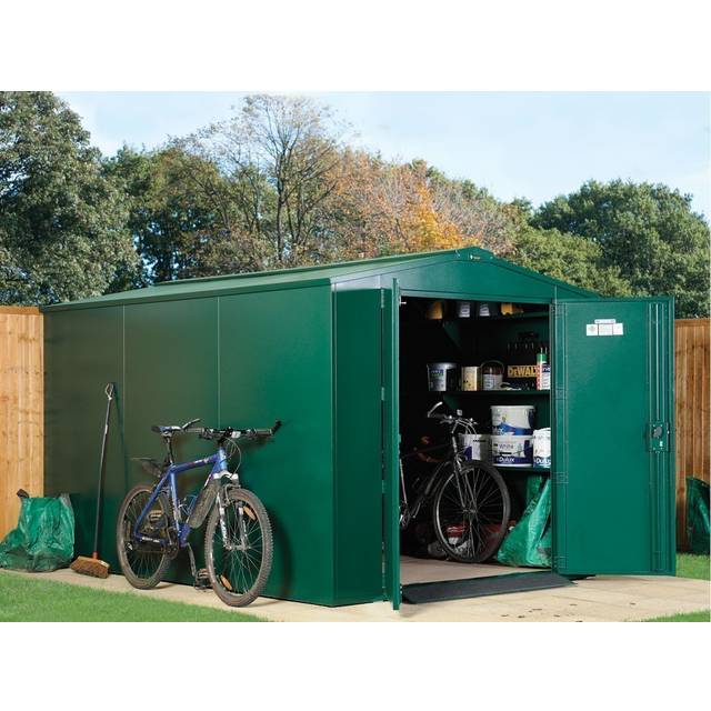 Asgard Gladiator High Security 7X11 Garden Shed Grey, Grey