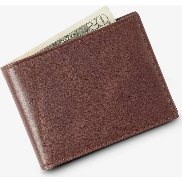 Allen Edmonds Slim Bifold Wallet in Brown Leather
