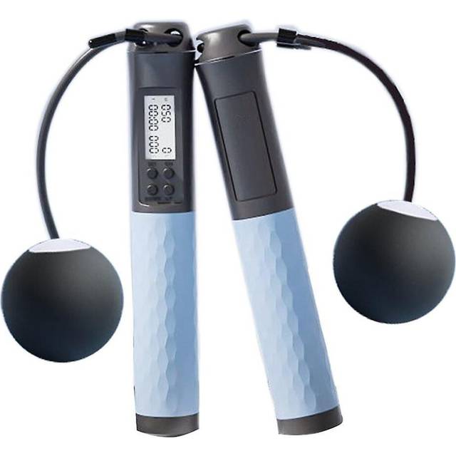 Jump Rope, Weighted Jump Rope With Counter,no Line Jump Rope Adjustable For Fitness Exercise