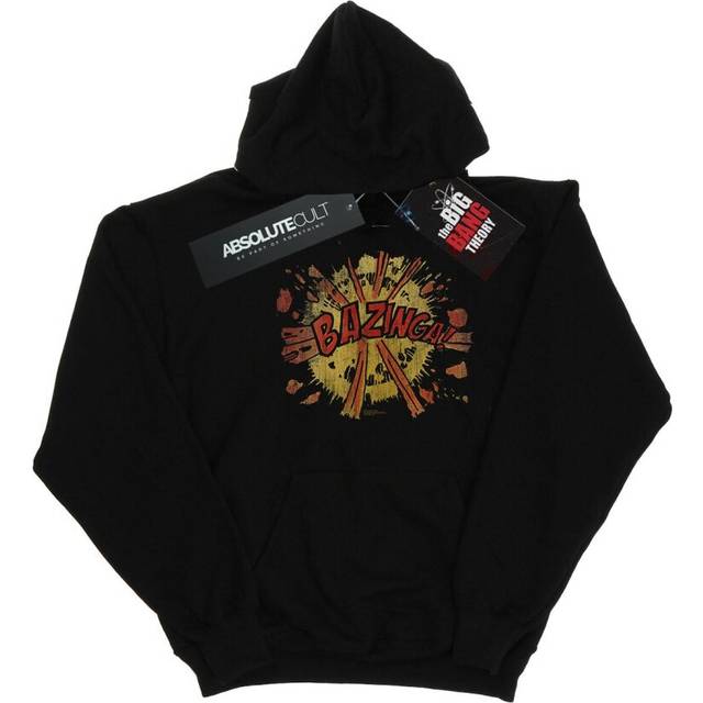 The Big Bang Theory Mens Bazinga Explosion Hoodie XXL black