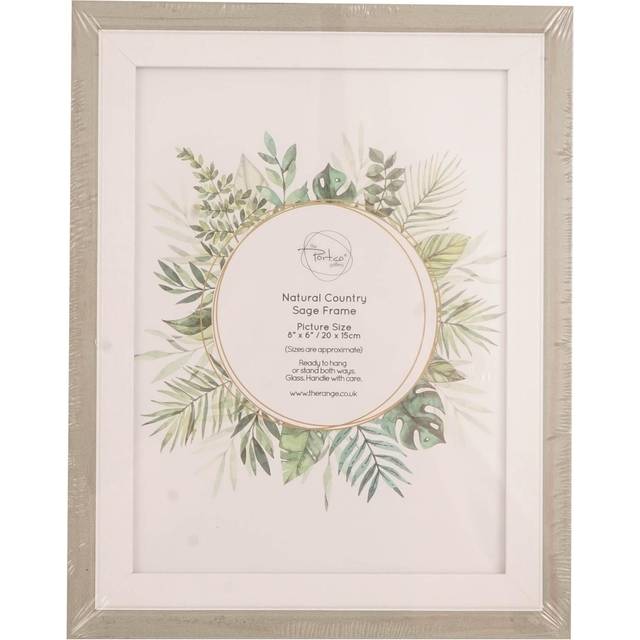 The Port. Co Gallery Natural Country Sage Photo Frame 8 x 6 inch - Brown - A5