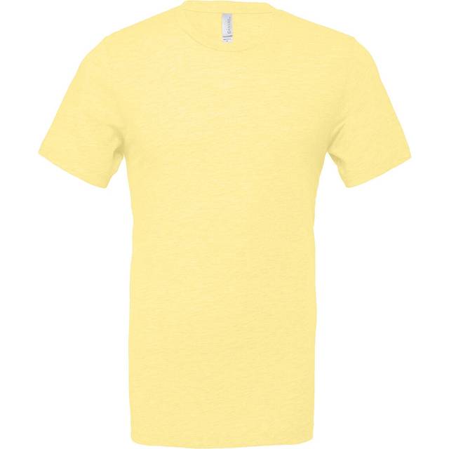 (S, French Vanilla Heather) Bella + Canvas Adults Unisex Heather Cvc Short Sleeve T-Shirt