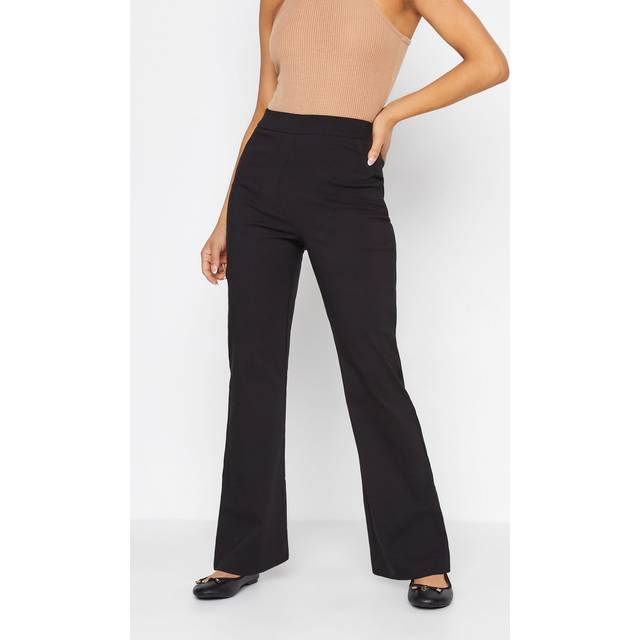 Pixiegirl Petite Black Stretch Bengaline Bootcut Trousers Petite > 12 Pixiegirl | Petite Women's Flared & Bootcut Trousers - Petite 12