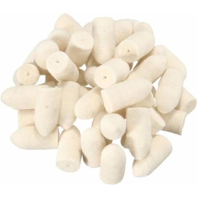 45pcs Wool Polishing Head Buffing Wheel For Dremel Rotary Tool With 2 Conecting Rods