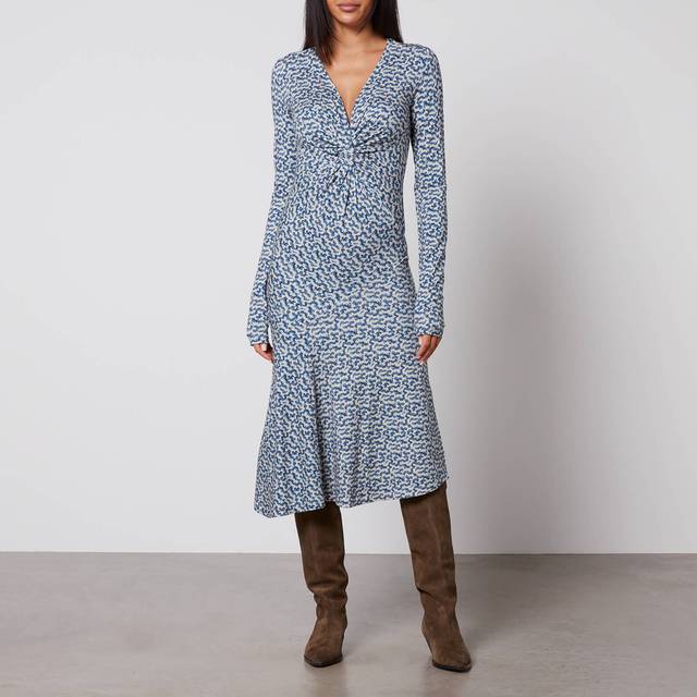 Isabel Marant Étoile Lania Stretch-Jersey Midi Dress - FR 36/UK 8 - Multi
