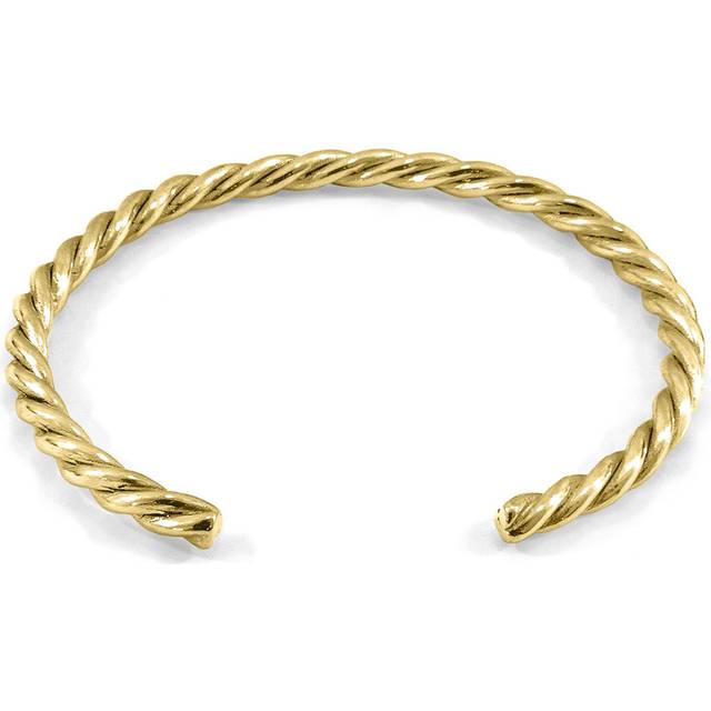Gammell Full Rope Wayfarer 9ct Yellow Gold Bangle