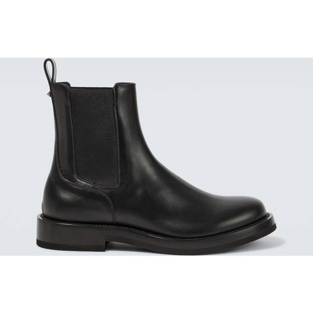 Valentino Garavani Leather Chelsea boots - black (UK 9)