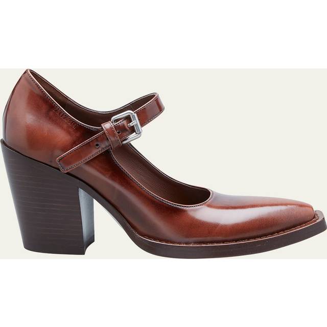 Prada Leather Mary Jane pumps - brown (UK 8)