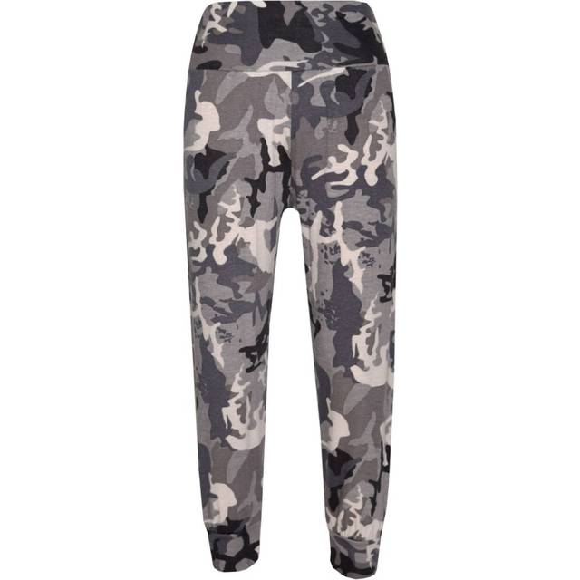 (9-10 Years, Camo Charcoal) Kids Girls Ali Baba Harem Trouser Plain Color Fashion Trendy Leggings 2-13 Years