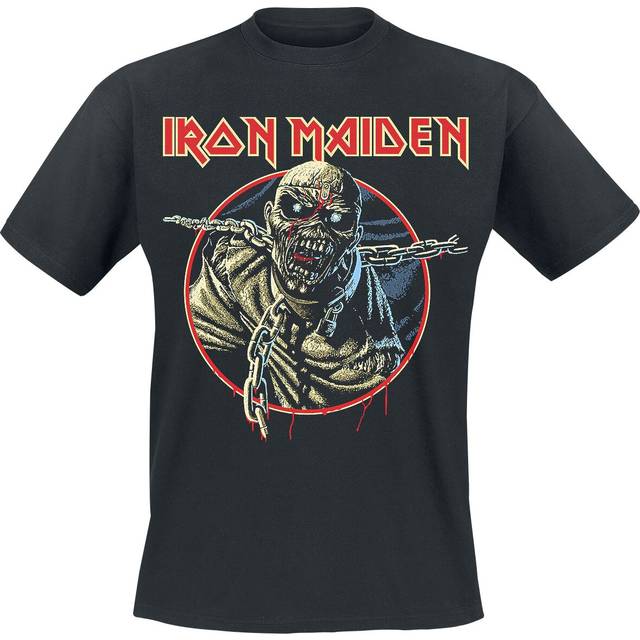 Iron Maiden T-shirt - POM Circle Drip - S 4XL - för Herr - svart