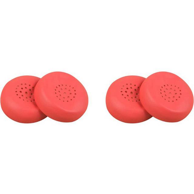 2Pair Foam Ear Pads Cushion Leather Earpad WH-CH400 Headphone(Red)