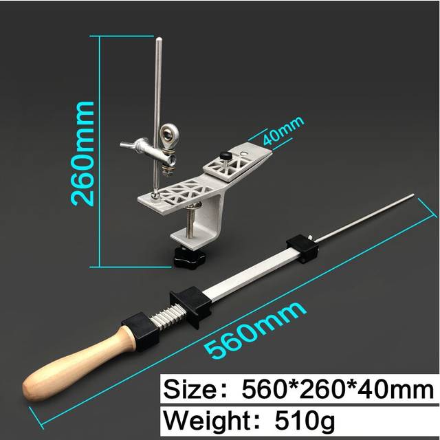 (a-sharpener) GT Professional Knife Sharpener Aluminum Alloy Kitchen Gadgets Fixed Angle Sharpening System Replace Accessories Good Grinders