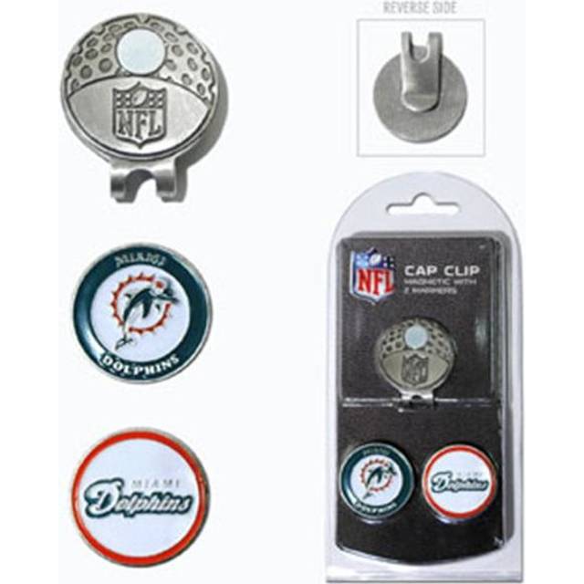 Team Golf 31547 Miami Dolphins Golf Ball Marker Hat Clip