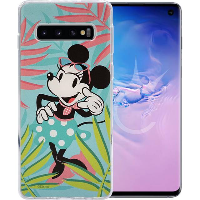 Minnie Mouse #19 Disney-skydd för Samsung Galaxy S10 - Blå