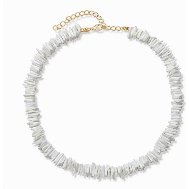 Puka Shell Necklace for Women Boho Tropical Hawaiian Beach Puka Shell Surfer Jewelry Mens Womens