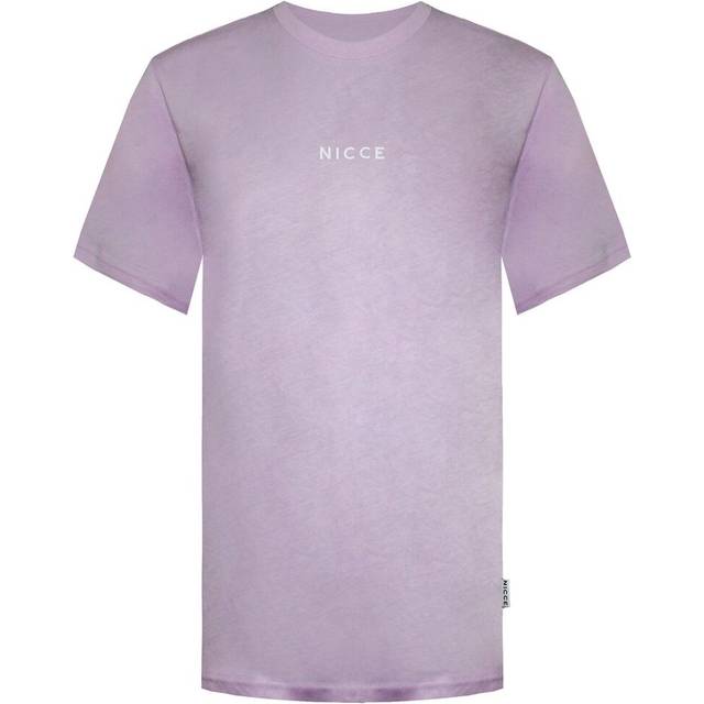 Nicce cotton mens lilac t-shirt