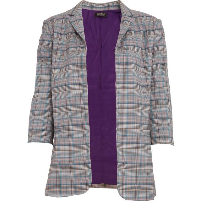 Girls on film womens/ladies avenue check blazer lz147
