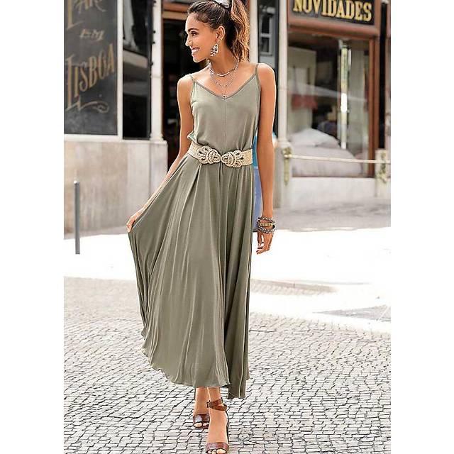 Buffalo Sommerkjole Oliven