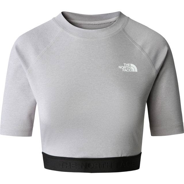 The North Face Crop Performance T-Shirt - TNF Light Grey Heather - M